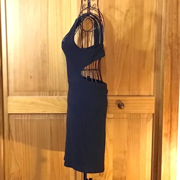 COPY - Black Body-con Cocktail Dress with Open Sides - Picture 3 of 3